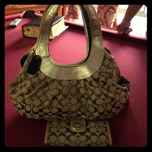 Coach wallet and purse